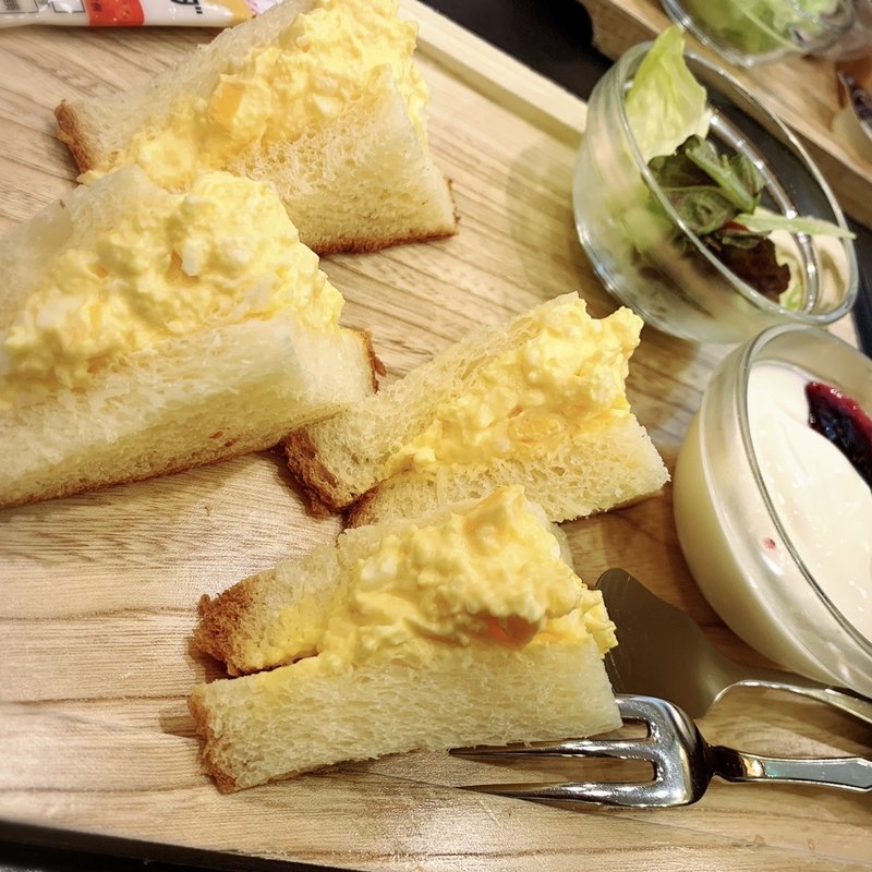 たまごサンドプレート(カフェ・ジャンシアーヌ)