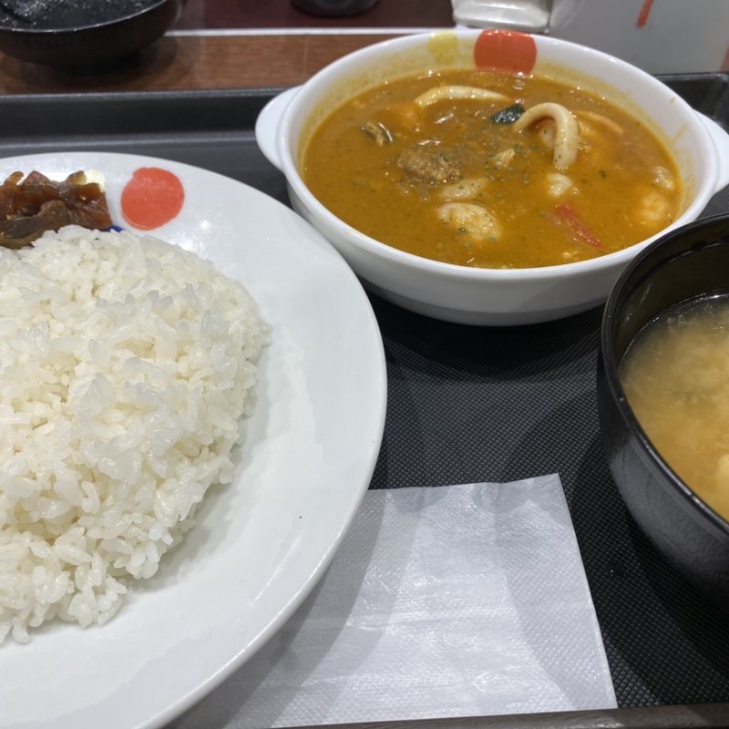 シーフードカレー(松屋 天神店)