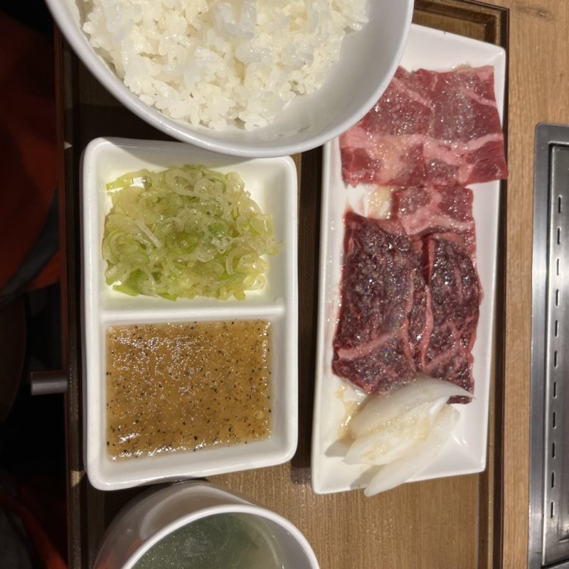 ネギ塩上ロースハラミセット(焼肉ライク　渋谷道玄坂店)