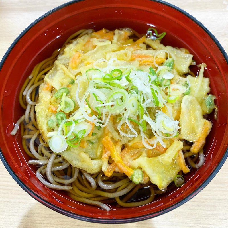 かき揚げそば(郡山幹線そば処 )