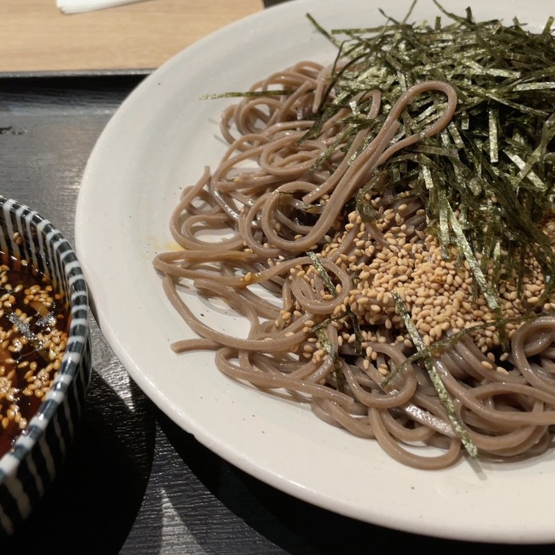 海苔胡麻もりそば(そば 俺のだし GINZA5 （【旧店名】俺のそば）)