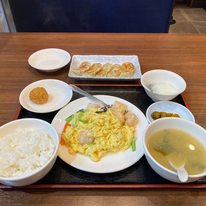 海老卵炒め(中華料理 鴻祥軒)