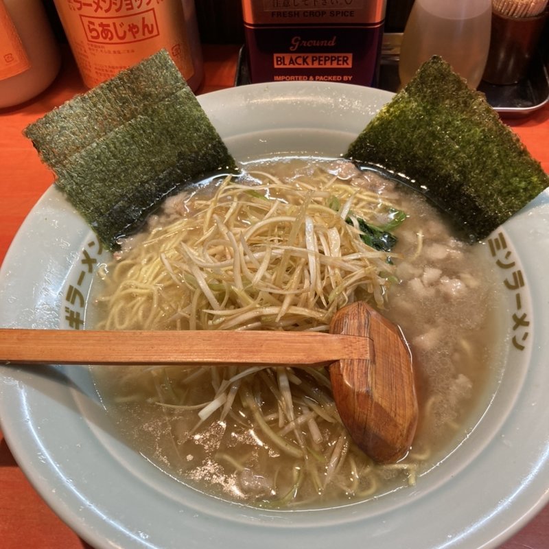 ネギらーめん(ラーメンショップ椿　庄和南桜井店)