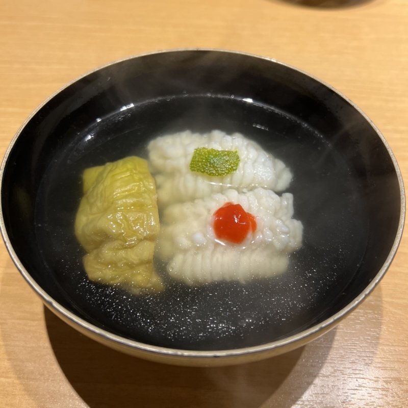 鱧と賀茂なすの椀(みこころや )