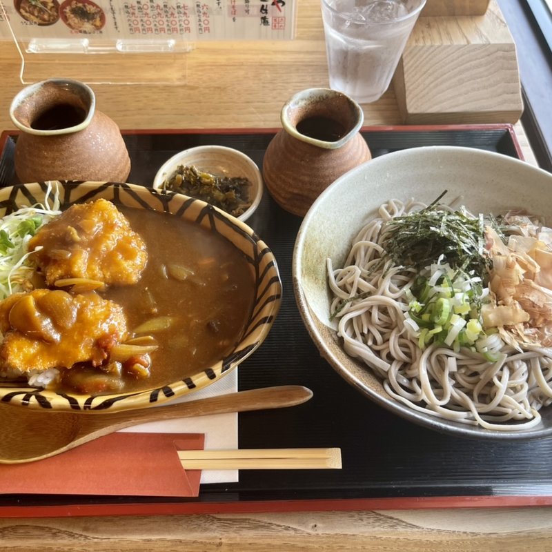 カレーカツ飯セット(山や 一休庵)