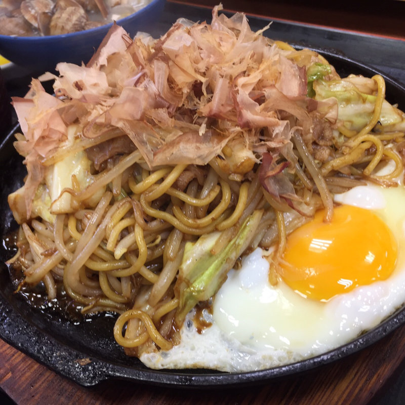 鉄板焼きそば(ドライブインみちしお)