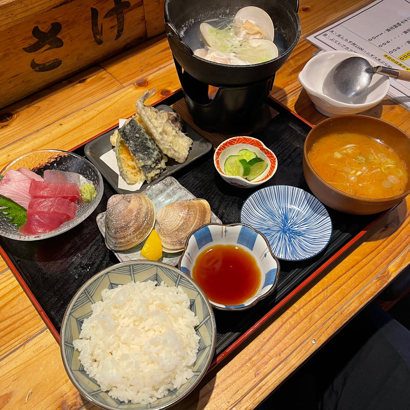 はまぐり定食(てっぺん 桑名店 )