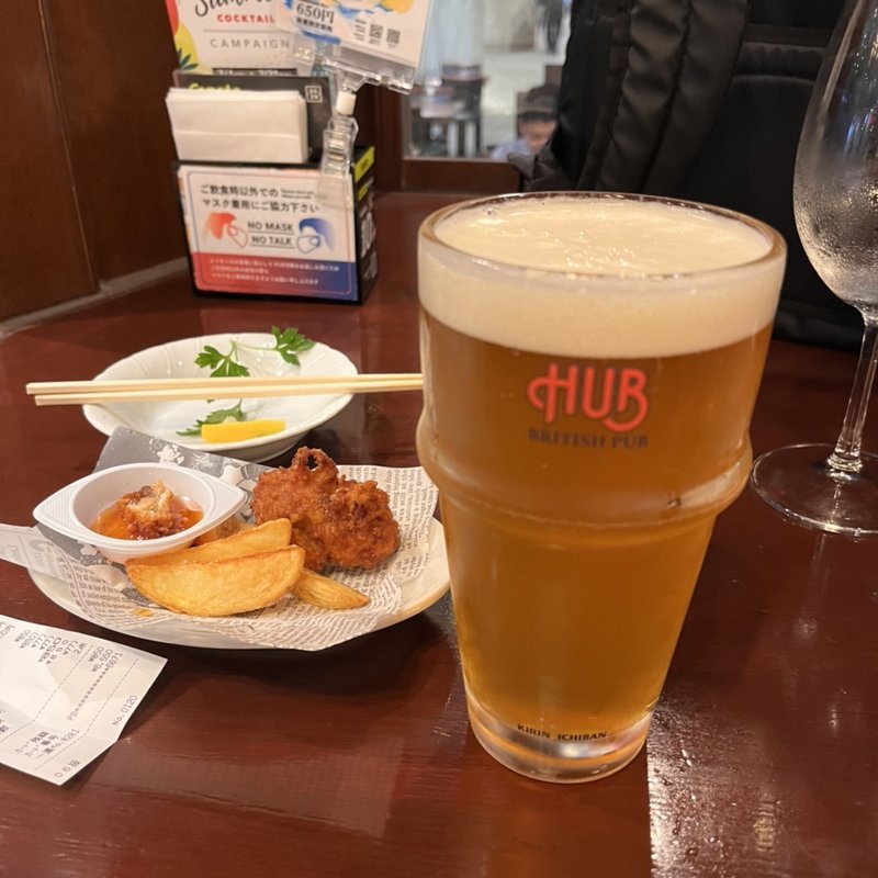 82　リアルエール　1pint glass(HUB東京オペラシティ店)