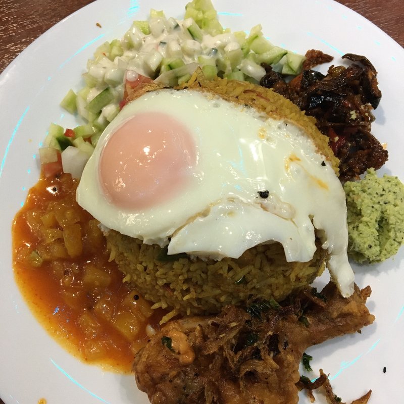 ビリヤニセット(BE HAPPY SRI LANKAN RESTAURANT)