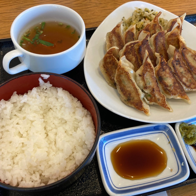 薄皮ぎょうざ15個定食(リンガーハット 多摩ニュータウン店 )