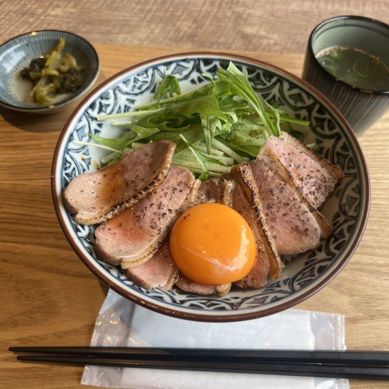 炙り鴨丼(トリカモメ 鶏と鴨と麺 大曽根店)