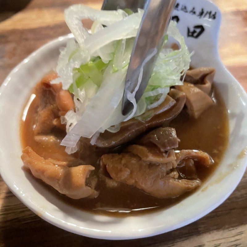 煮込み（醤油）(もつ煮込み専門店 沼田 （もつにこみせんもんてん ぬまた）)