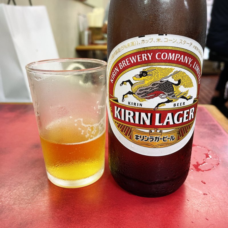 ビール（中瓶）(みん亭 (珉亭))