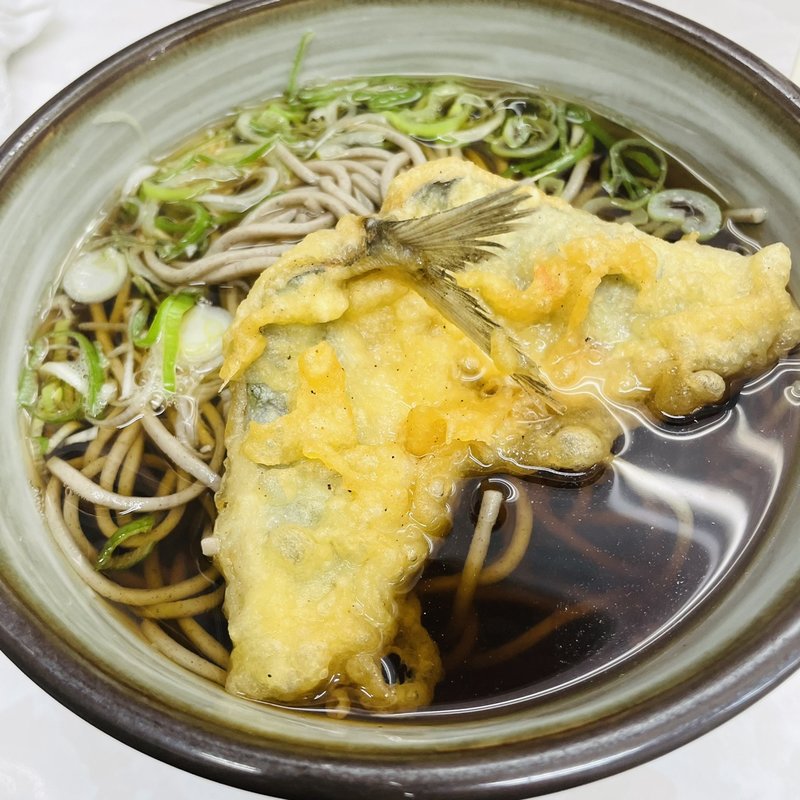 アジ天そば(浜田屋 （はまだや）)