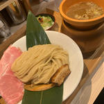 鶏豚濃コクつけ麺(麺つむぎ 東大阪)