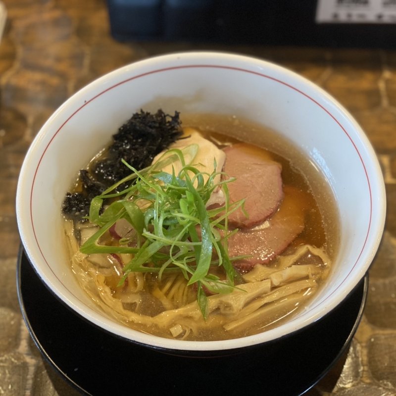 冷し煮干そば~冷や飯付き(特級鶏蕎麦 龍介 )