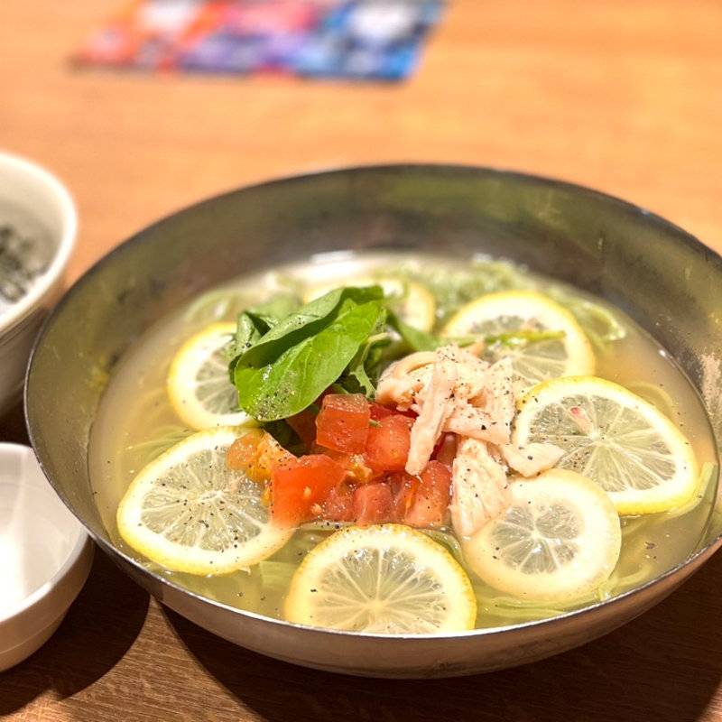 瀬戸内 冷やし塩レモンラーメン(ガスト 札幌狸小路店)