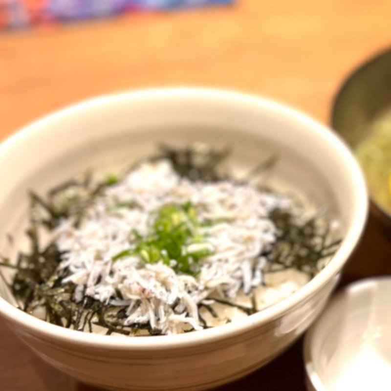 ミニしらす丼(ガスト 札幌狸小路店)