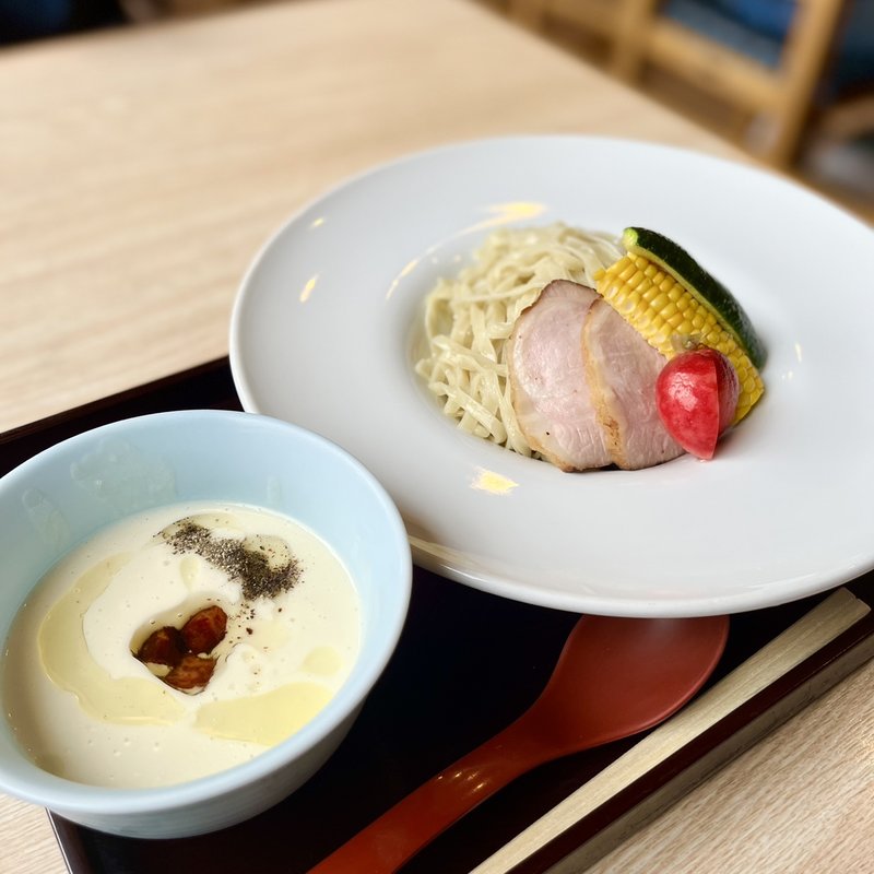 冷やしベジポタつけそば(限定麺)(南部屋路ばた 盛岡市上太田店 )