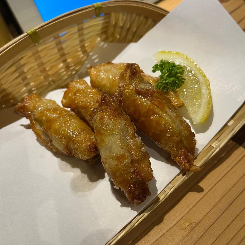 鶏皮餃子(とりうめ )