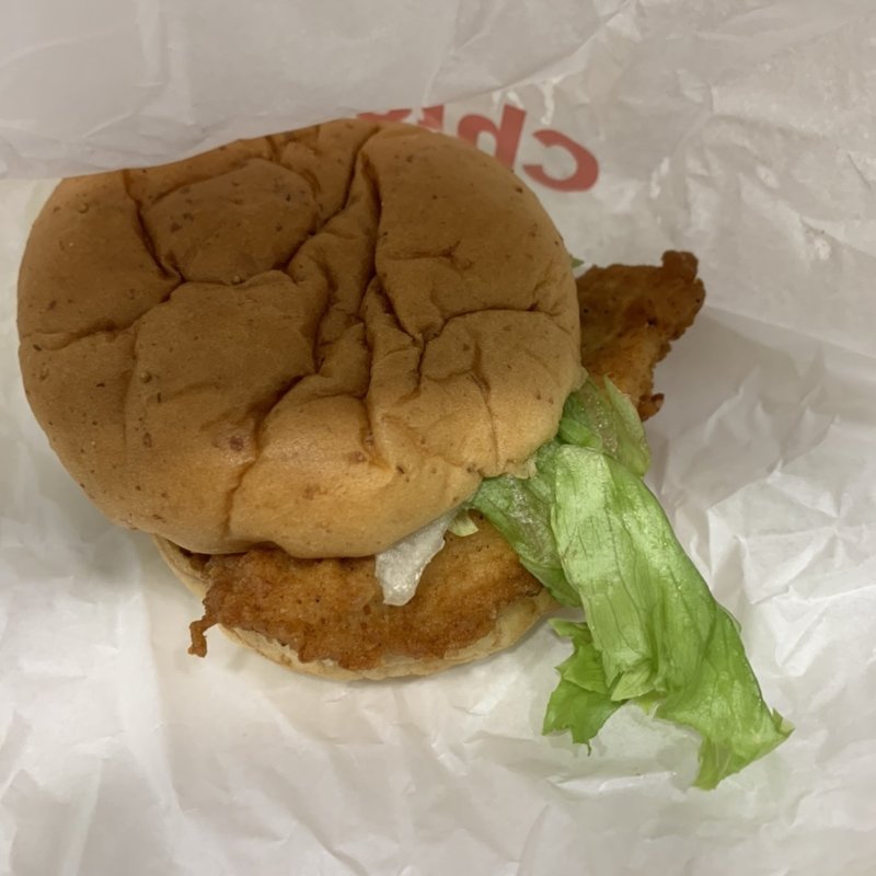 チキンフィレサンド(ケンタッキーフライドチキン旗の台店)