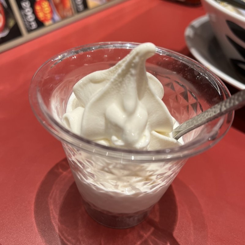 バニラカップソフト(丸源ラーメン モラージュ菖蒲店)