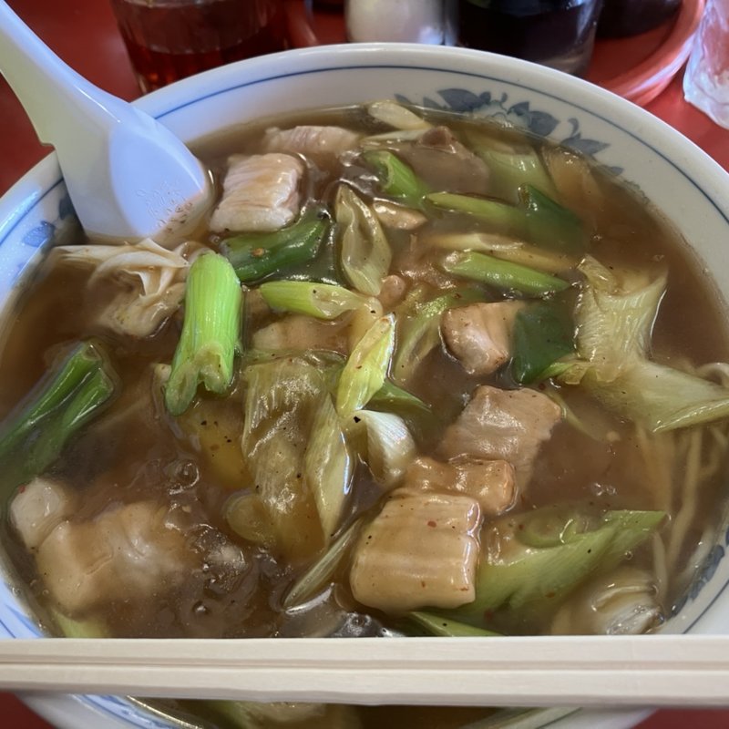 ネギ肉ラーメン(廬山)