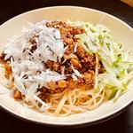 ジャージャー麺風パスタ(自宅)