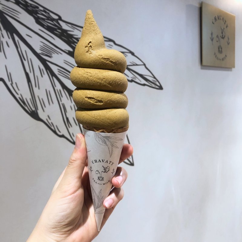 ピーチティーソフトクリーム(chavaty チャバティ)