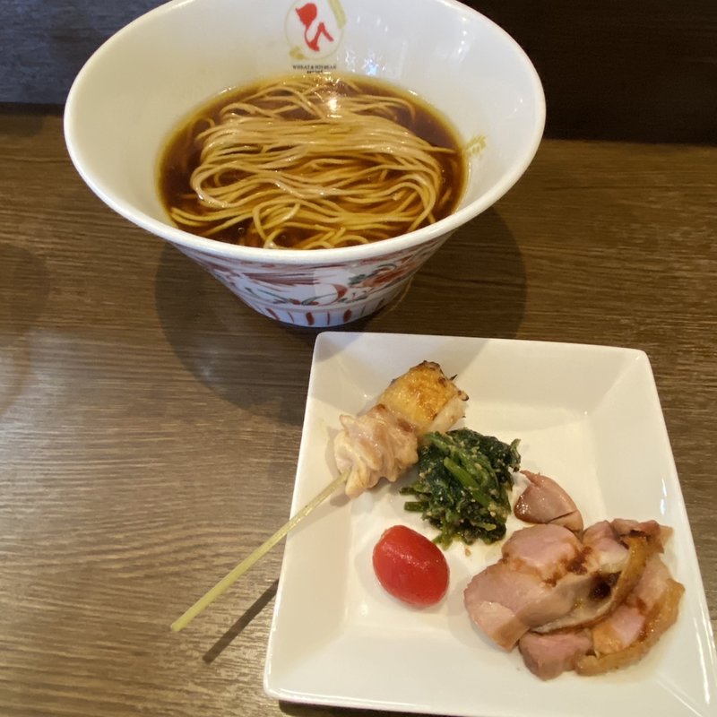 地鶏コラボらーめん(小麦と大豆 自家製麺 麺や ひなた)