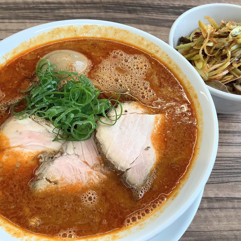 叉焼煮玉子坦々麺(麺庵ちとせ)