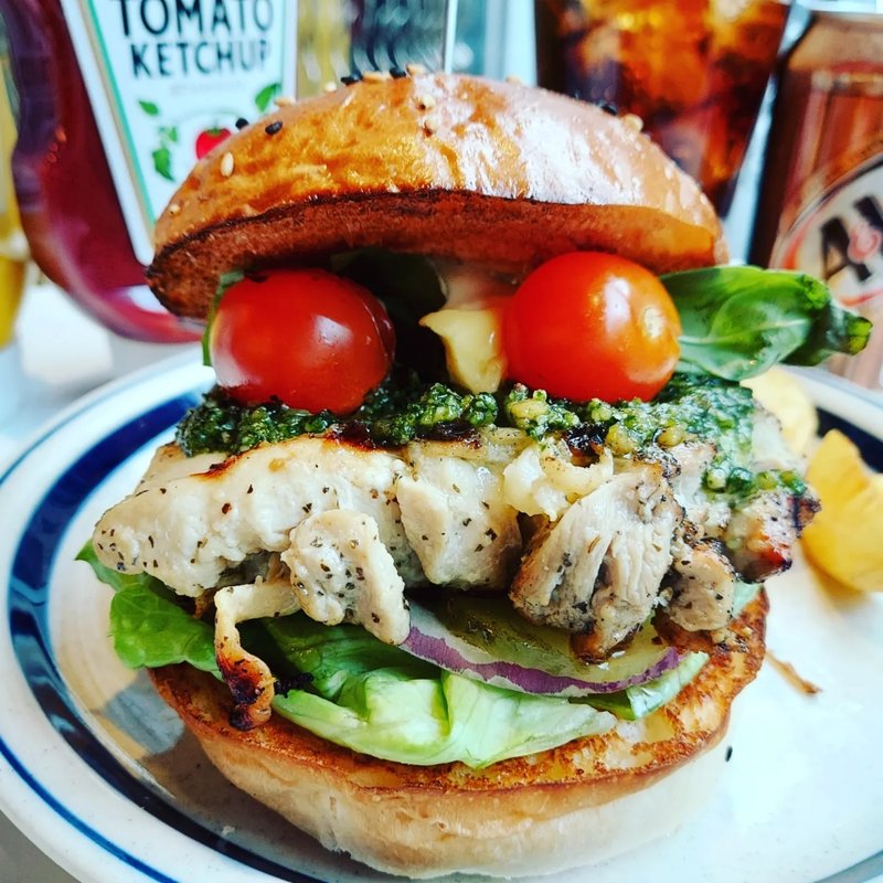 バジルレモンガーリックバーガー(BURGERLION - UTSUBO A GOGO -)