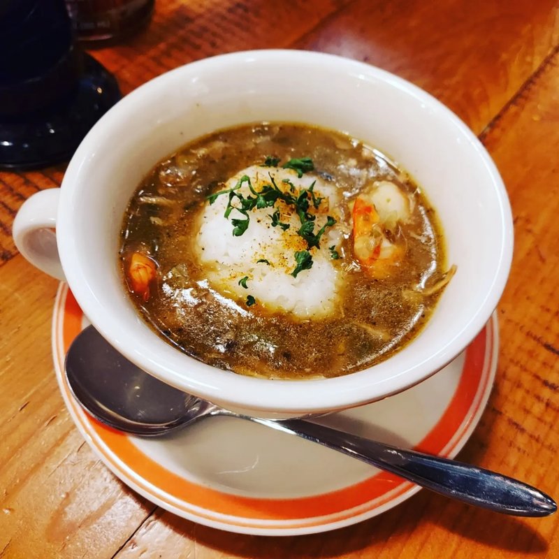 海老と鶏肉のガンボセット(HELLO NEW DAY Hamburger)