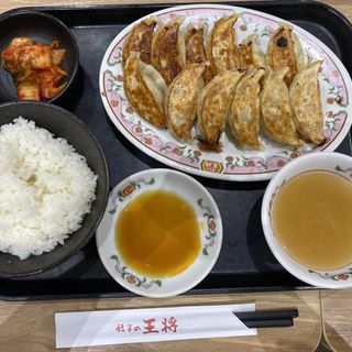 W餃子定食(餃子の王将 アリオ川口フードコート店)