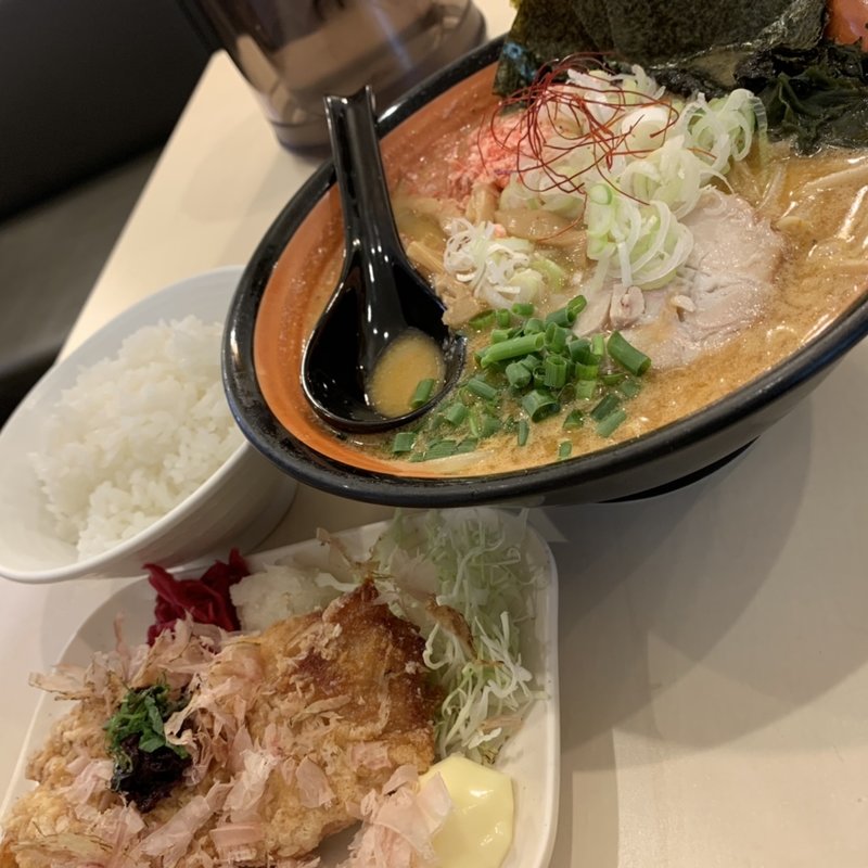 海老味噌 ザンギ1個定食(麺や虎鉄 大麻店)