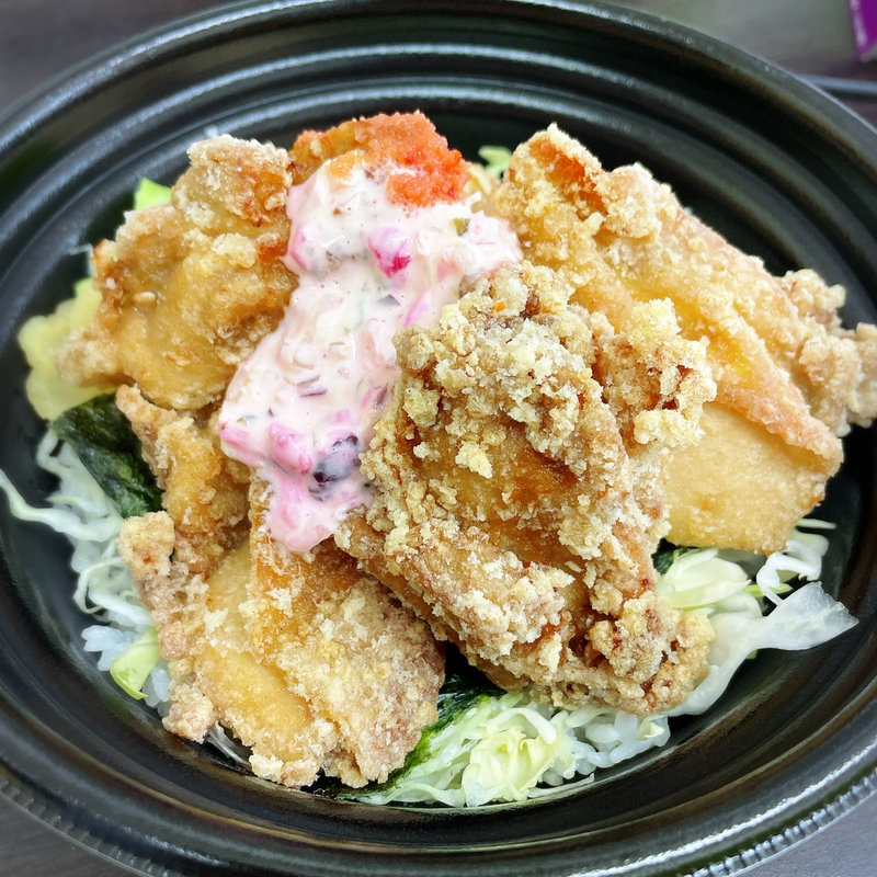 特のりからあげ弁当（明太）(中津からあげ名人 おお丘 中目黒総本店)