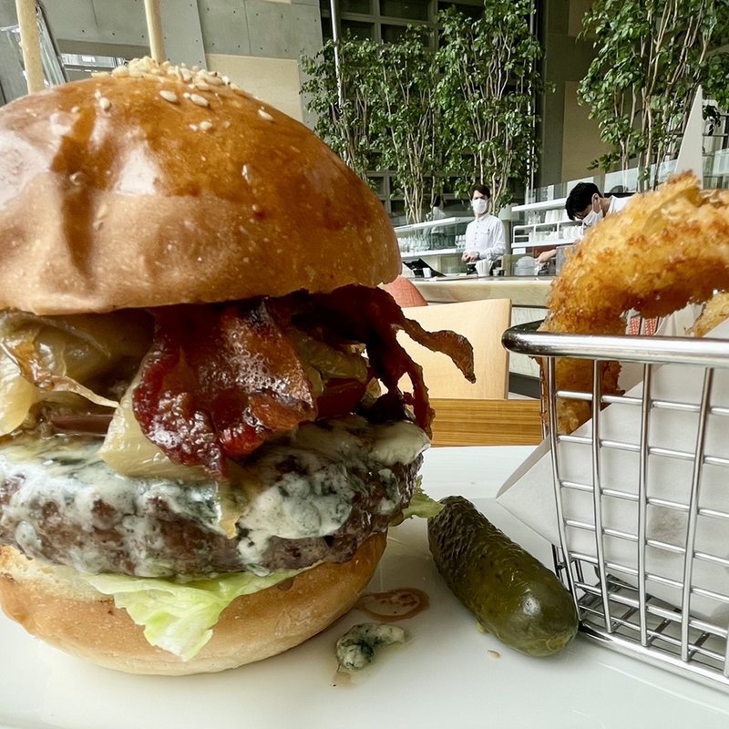 ブルーチーズ・ベーコン・バーガー(東京アメリカンクラブ （Tokyo American Club）)