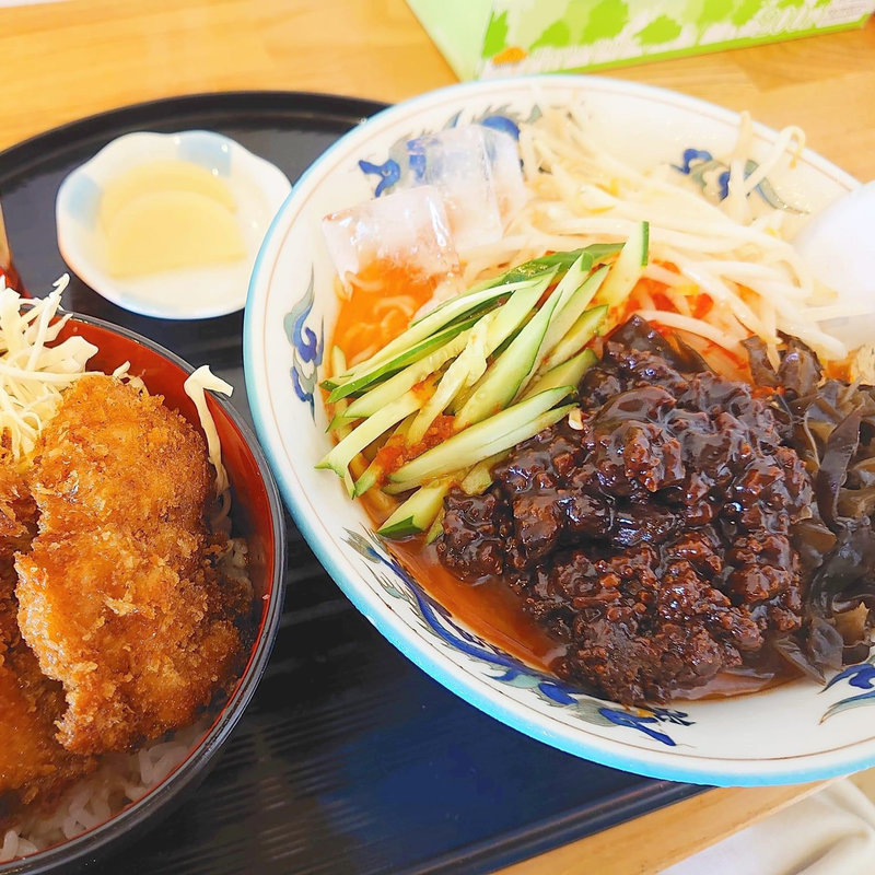 冷やし麻辣 ミニかつ丼(大黒亭 松屋小路店 )