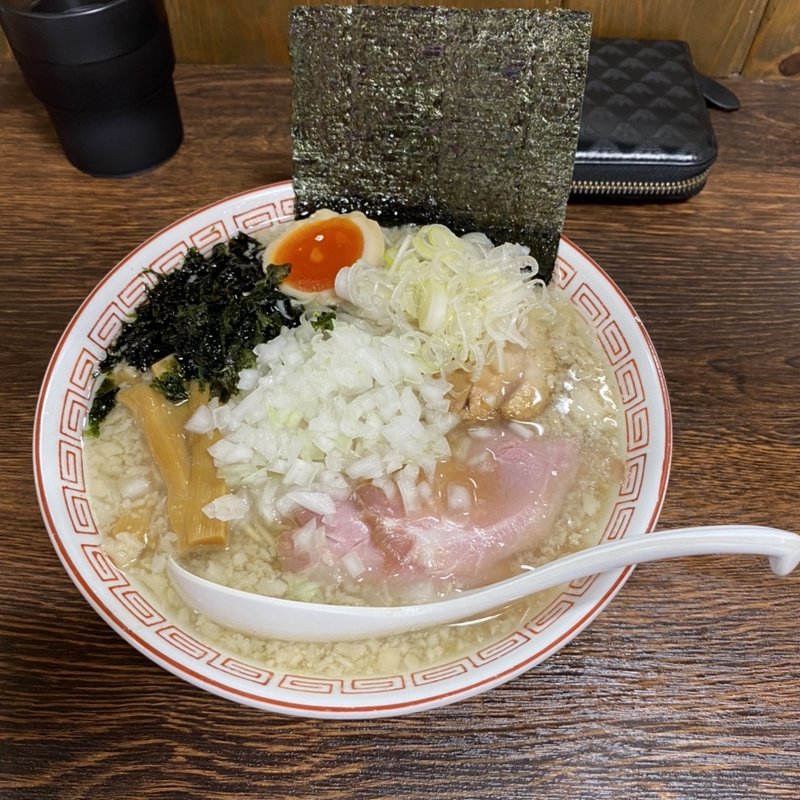 背脂煮干しラーメン(らぁ麺大金星)