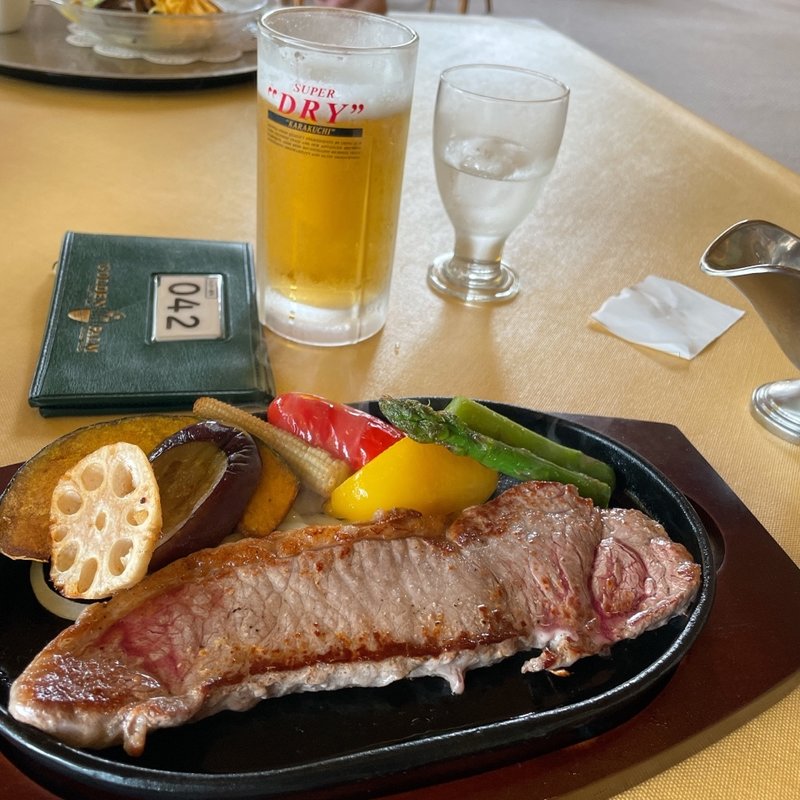 和牛サーロインステーキ(ゴールデンパームカントリークラブ レストラン )