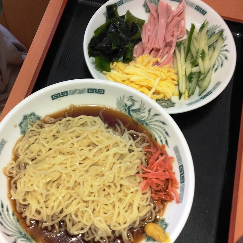 黒酢しょうゆ冷し麺(日高屋 鹿島田店)