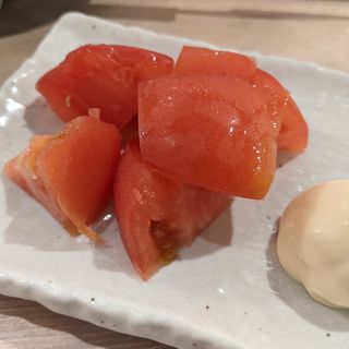 冷やしトマト(0秒レモンサワー 仙台ホルモン焼肉酒場 ときわ亭 大船店)
