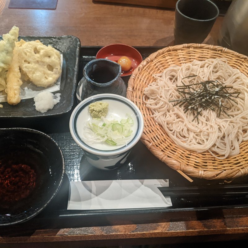 野菜天ざるそば(SOBA DINING 結月庵 大崎シンクパーク店)