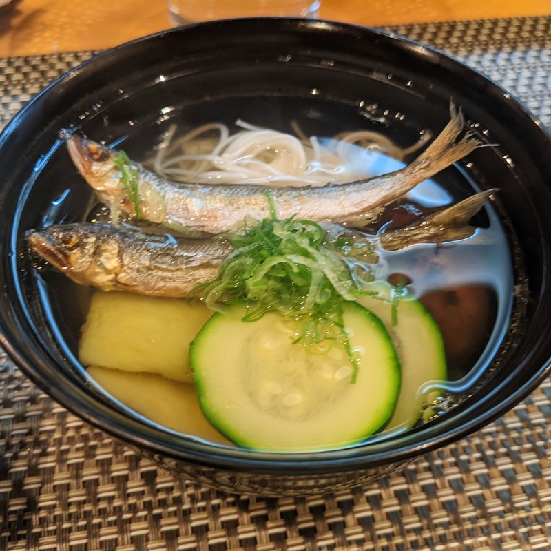 稚鮎にゅうめん(割烹　船生 )