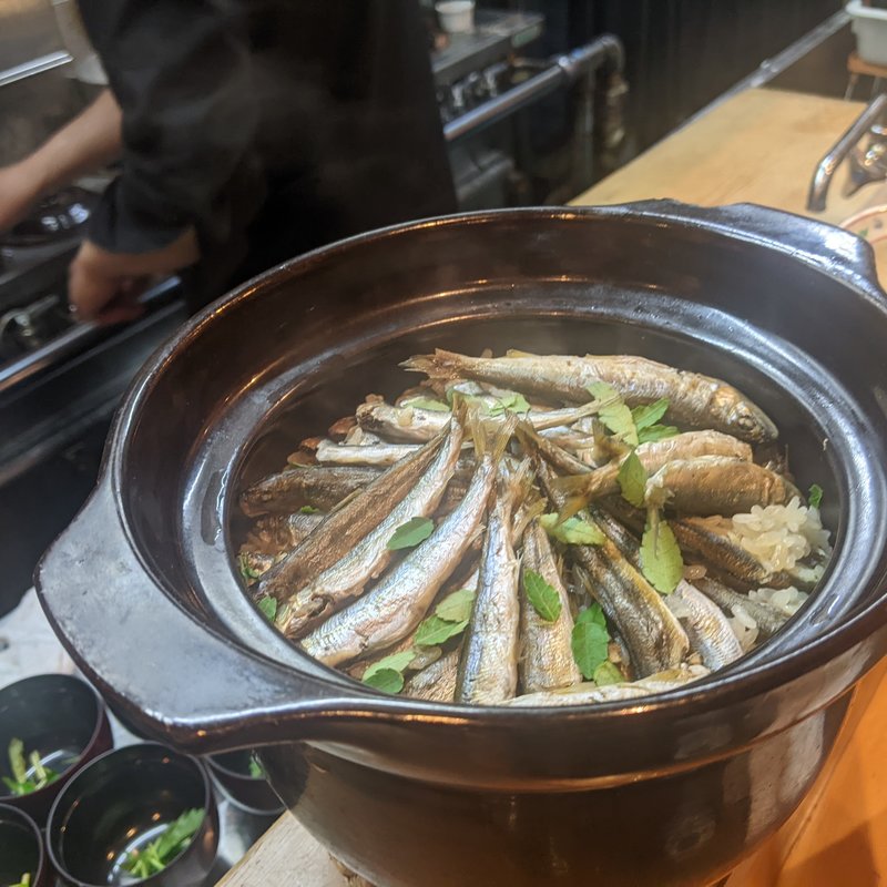 稚鮎ご飯(割烹　船生 )