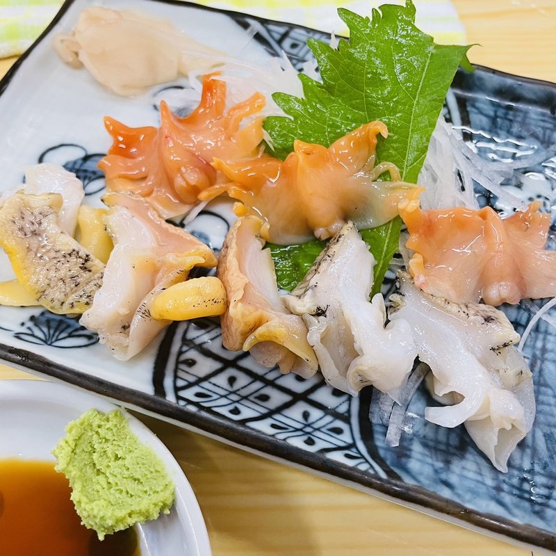 貝刺し二点盛り(山城屋酒場)