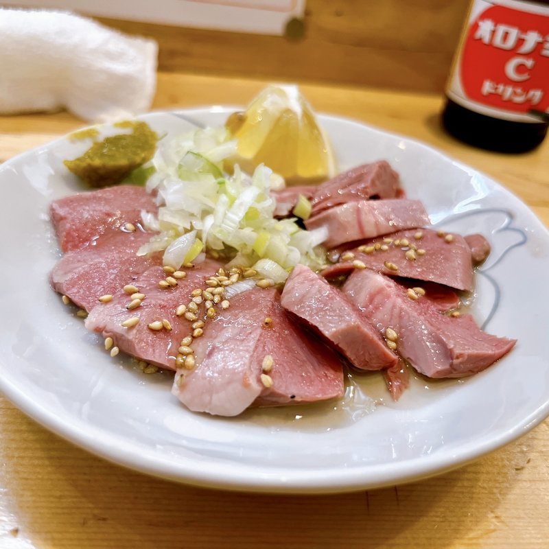 はつ刺し(もつ焼き でん 戸越銀座店)