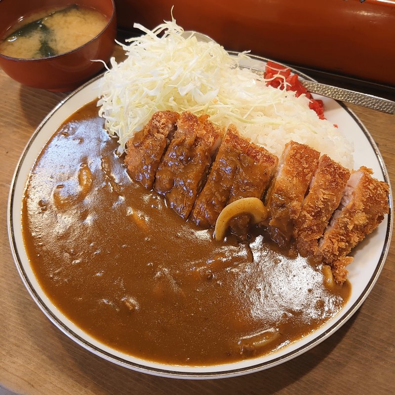 カツカレー＋大盛り(京平寿司 )