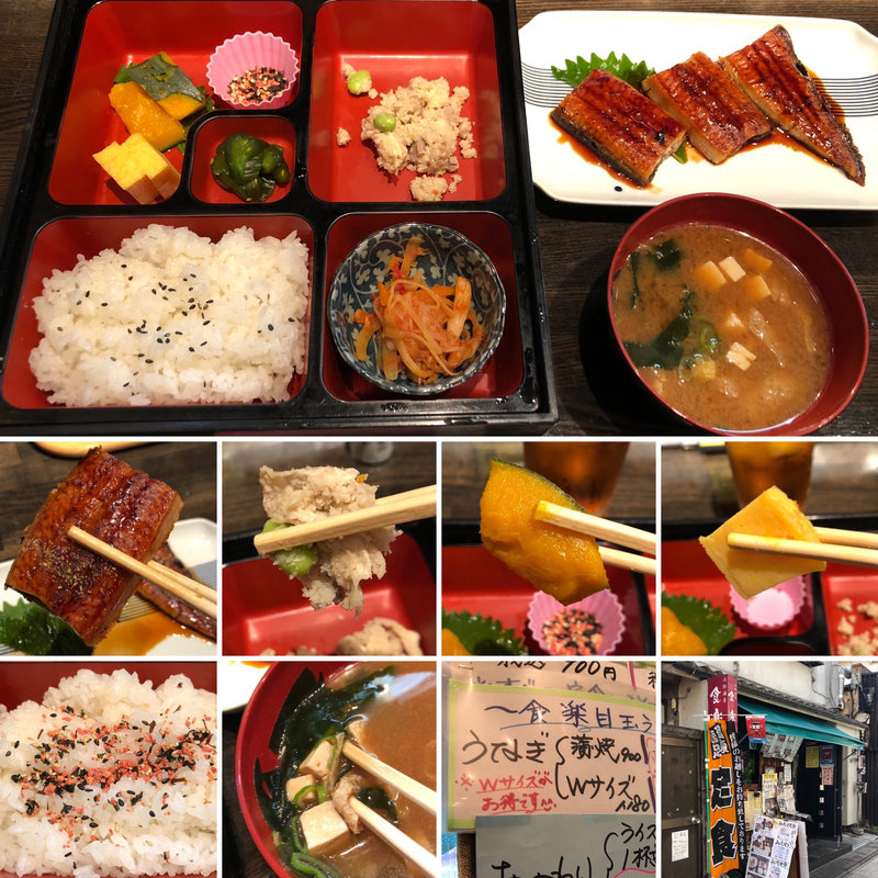 うなぎ蒲焼Wサイズ定食(食楽)