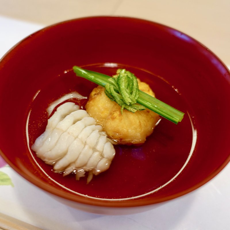 椀：じゃが芋もろこし饅頭(日本料理　希粋 )